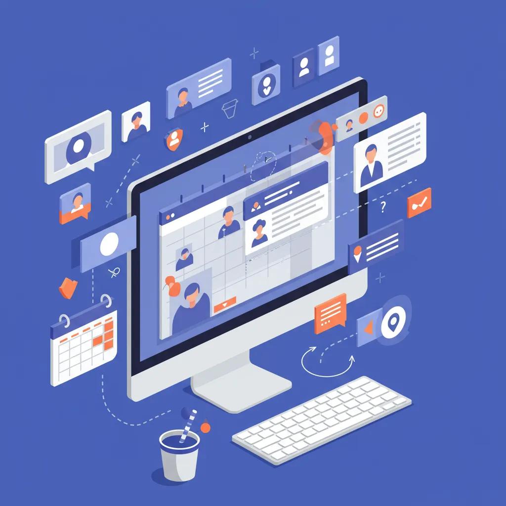 Automation of social media content generation with scheduling tools